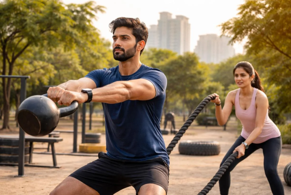 functional training workout for busy professionals